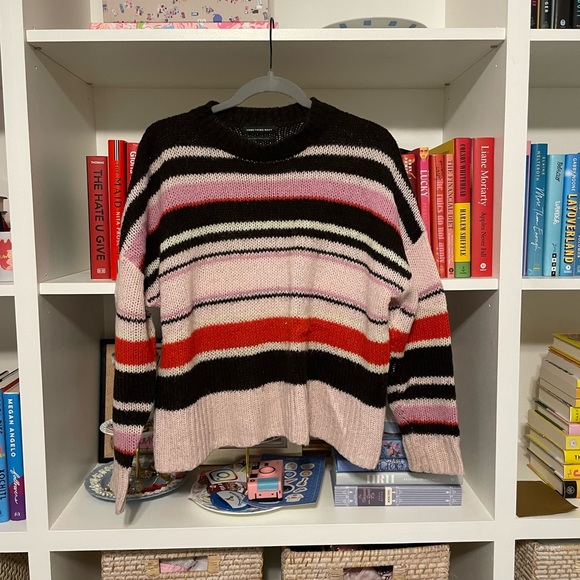 Brown and pink Something Navy sweater - Picture 5 of 5